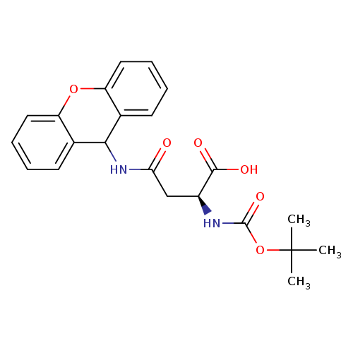 L-Asparagine, N2-[(1,1-dimethylethoxy)carbonyl]-N-9H-xanthen-9-yl-