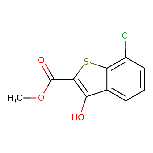 Benzo[b]thiophene-2-carboxylic acid, 7-chloro-3-hydroxy-, methyl ester