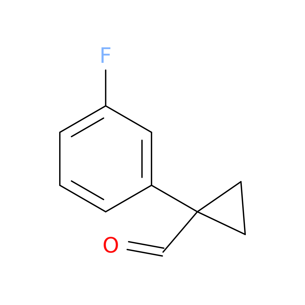 1-(3-fluorophenyl)cyclopropane-1-carbaldehyde