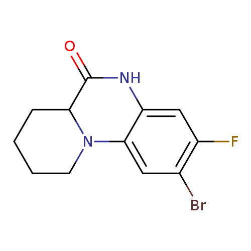 2-bromo-3-fluoro-5H,6H,6aH,7H,8H,9H,10H-pyrido[1,2-a]quinoxalin-6-one