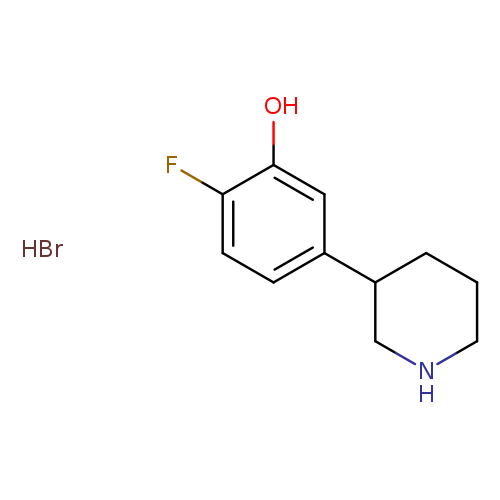 2-fluoro-5-(piperidin-3-yl)phenol hydrobromide