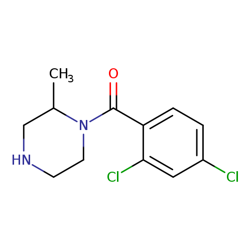 1-(2,4-dichlorobenzoyl)-2-methylpiperazine