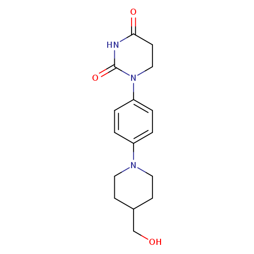 1-(4-(4-(hydroxymethyl)piperidin-1-yl)phenyl)dihydropyrimidine-2,4(1H,3H)-dione