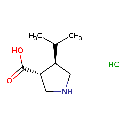 (+/-)-Trans-4-isopropyl-pyrrolidine-3-carboxylic acid, HCl
