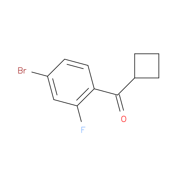 4-Bromo-2-fluorophenyl cyclobutyl ketone