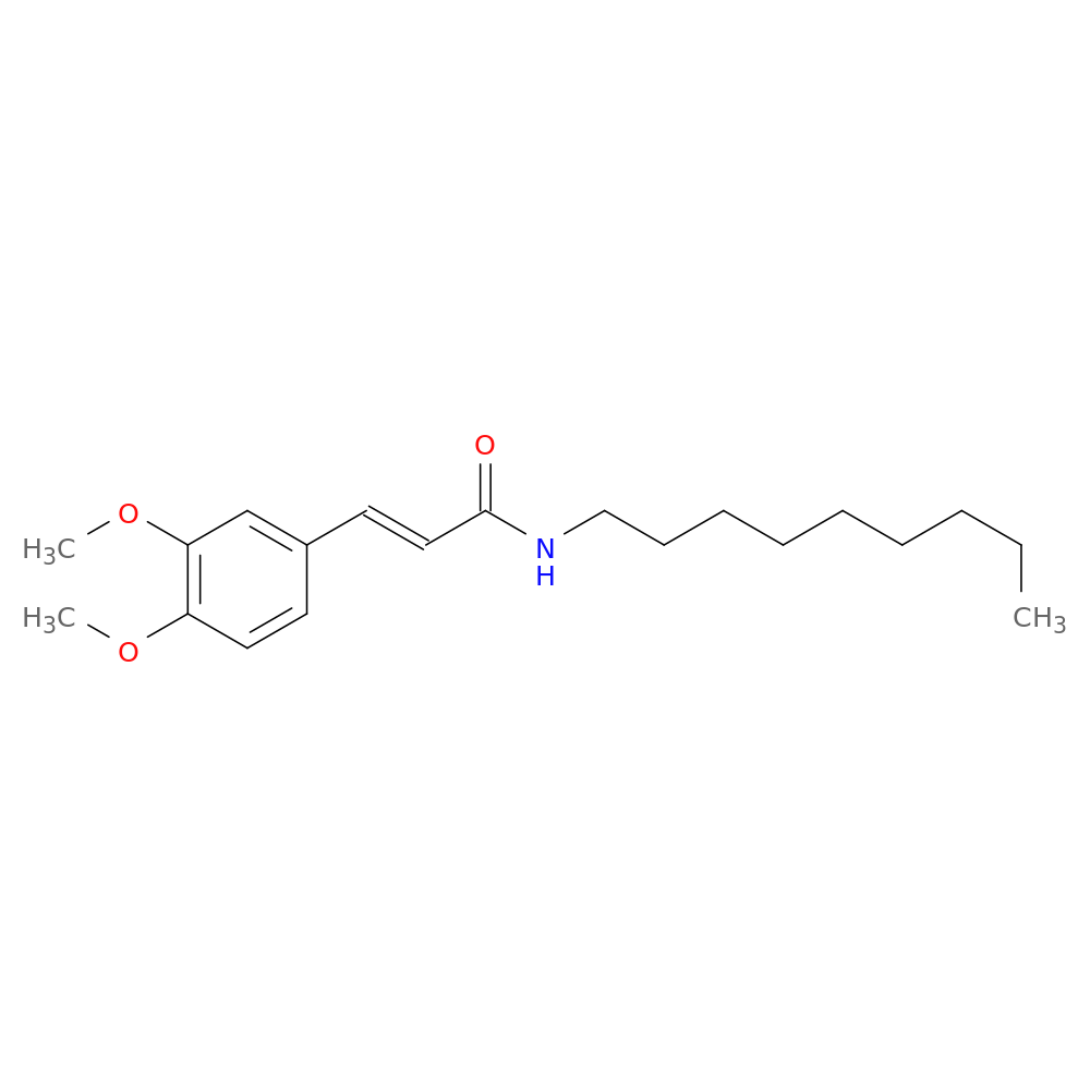 3-(3,4-dimethoxyphenyl)-N-nonylacrylamide