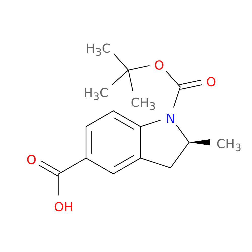 (2S)-1-[(tert-butoxy)carbonyl]-2-methyl-2,3-dihydro-1H-indole-5-carboxylic acid