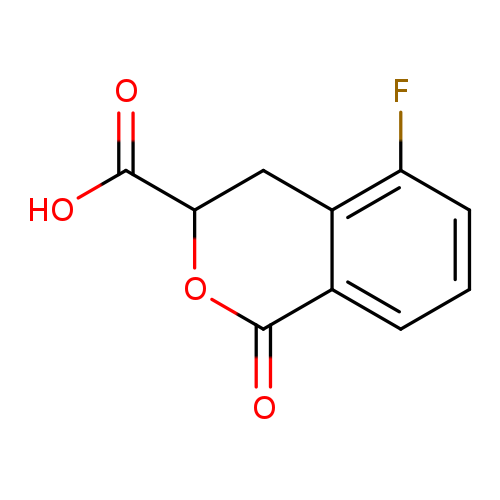 5-fluoro-1-oxo-3,4-dihydro-1H-2-benzopyran-3-carboxylic acid