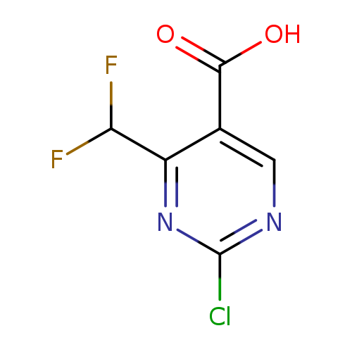 2-Chloro-4-(difluoromethyl)pyrimidine-5-carboxylic acid