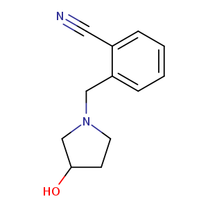 2-((3-Hydroxypyrrolidin-1-yl)methyl)benzonitrile