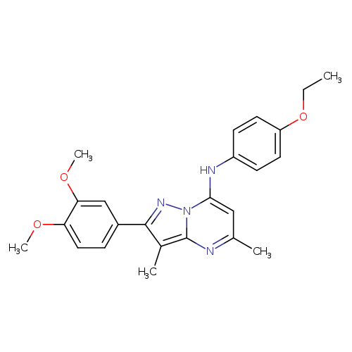 2-(3,4-dimethoxyphenyl)-N-(4-ethoxyphenyl)-3,5-dimethylpyrazolo[1,5-a]pyrimidin-7-amine