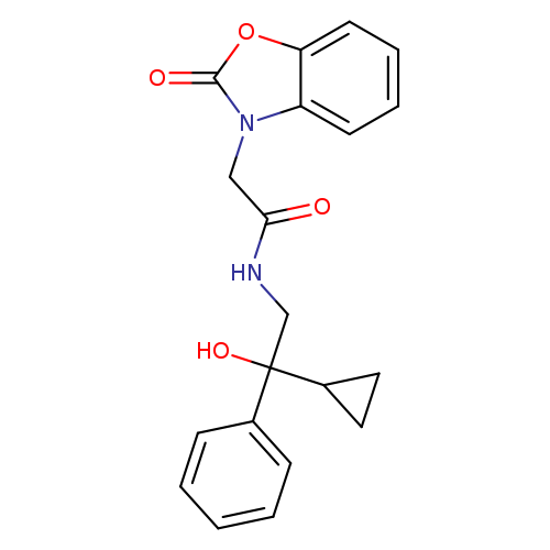 N-(2-cyclopropyl-2-hydroxy-2-phenylethyl)-2-(2-oxo-2,3-dihydro-1,3-benzoxazol-3-yl)acetamide