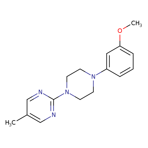 2-[4-(3-methoxyphenyl)piperazin-1-yl]-5-methylpyrimidine