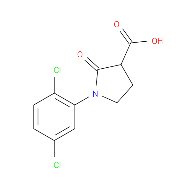 1-(2,5-dichlorophenyl)-2-oxopyrrolidine-3-carboxylic acid