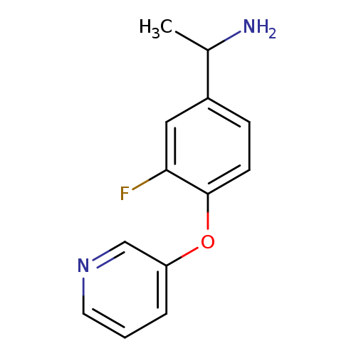 1-[3-fluoro-4-(pyridin-3-yloxy)phenyl]ethan-1-amine