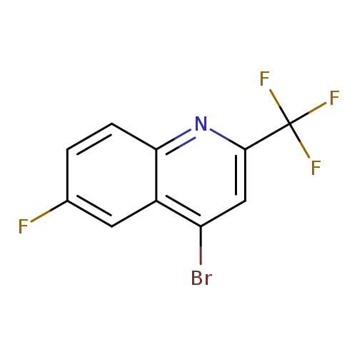 Quinoline, 4-bromo-6-fluoro-2-(trifluoromethyl)-