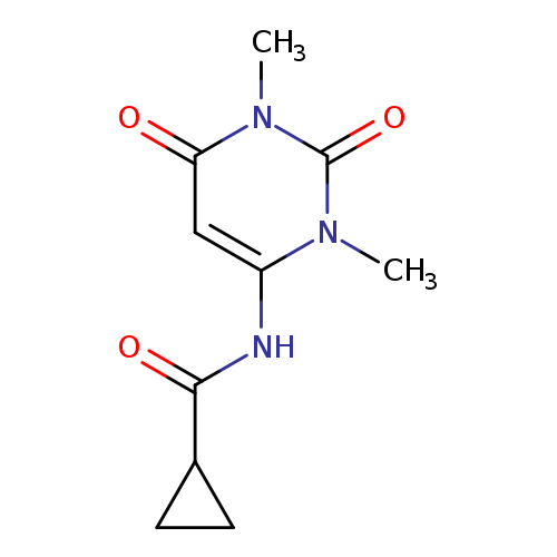 N-(1,3-Dimethyl-2,6-dioxo-1,2,3,6-tetrahydropyrimidin-4-yl)cyclopropanecarboxamide