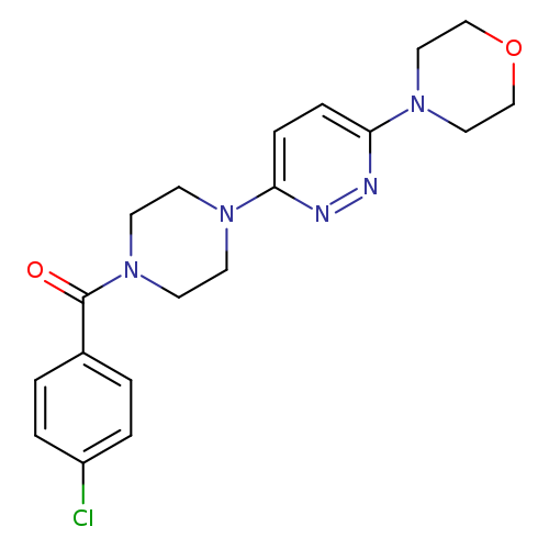 4-{6-[4-(4-chlorobenzoyl)piperazin-1-yl]pyridazin-3-yl}morpholine