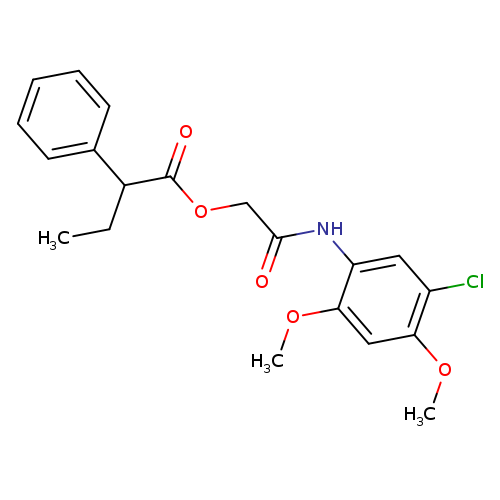 [(5-chloro-2,4-dimethoxyphenyl)carbamoyl]methyl 2-phenylbutanoate