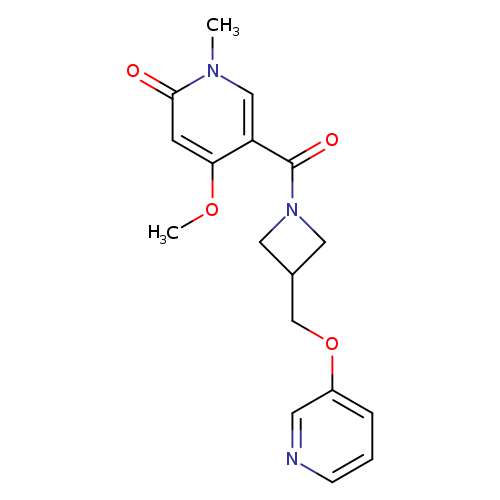 4-methoxy-1-methyl-5-{3-[(pyridin-3-yloxy)methyl]azetidine-1-carbonyl}-1,2-dihydropyridin-2-one