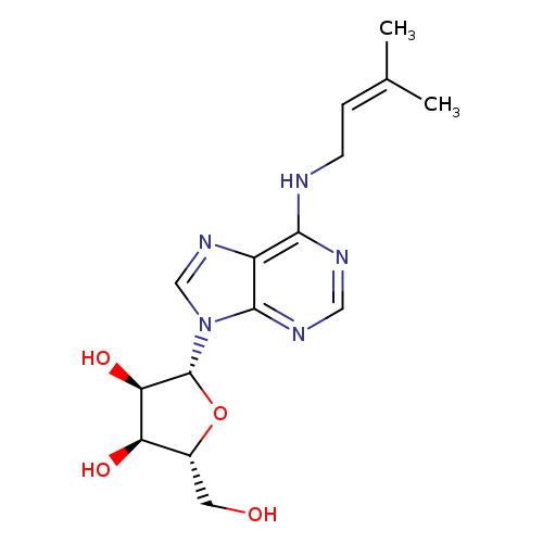 N6-(3-Methyl-2-butenyl)adenosine