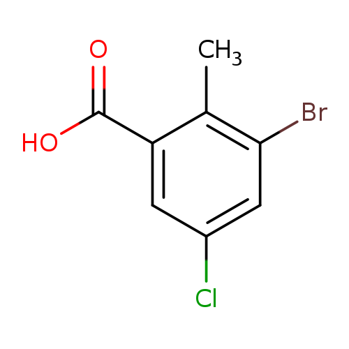 3-Bromo-5-chloro-2-methylbenzoic acid