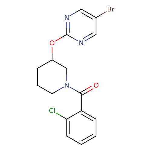 5-bromo-2-{[1-(2-chlorobenzoyl)piperidin-3-yl]oxy}pyrimidine
