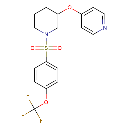 4-({1-[4-(trifluoromethoxy)benzenesulfonyl]piperidin-3-yl}oxy)pyridine