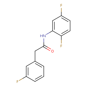 N-(2,5-difluorophenyl)-2-(3-fluorophenyl)acetamide