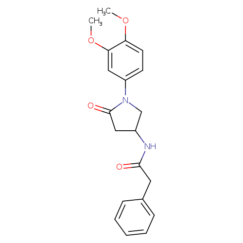 N-[1-(3,4-dimethoxyphenyl)-5-oxopyrrolidin-3-yl]-2-phenylacetamide