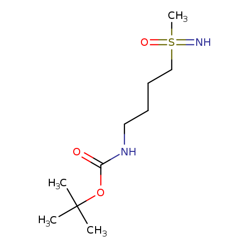 tert-butylN-{4-[imino(methyl)oxo-lambda6-sulfanyl]butyl}carbamate