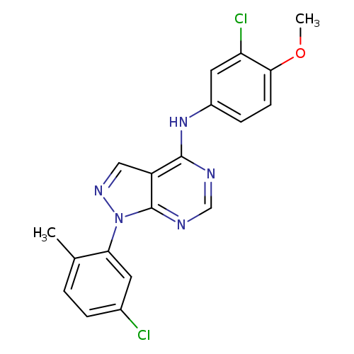 1-(5-chloro-2-methylphenyl)-N-(3-chloro-4-methoxyphenyl)-1H-pyrazolo[3,4-d]pyrimidin-4-amine
