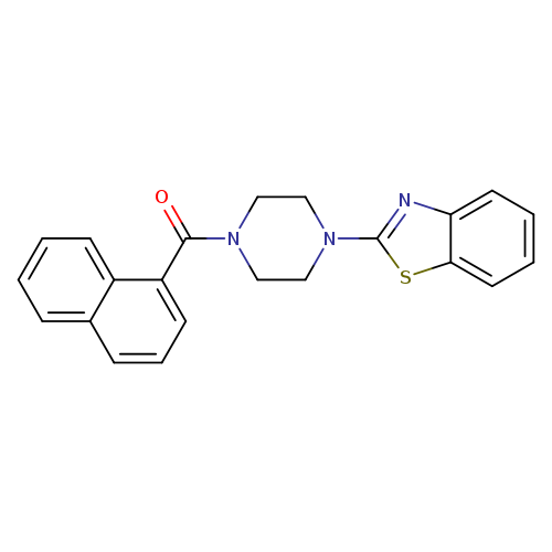 2-[4-(naphthalene-1-carbonyl)piperazin-1-yl]-1,3-benzothiazole