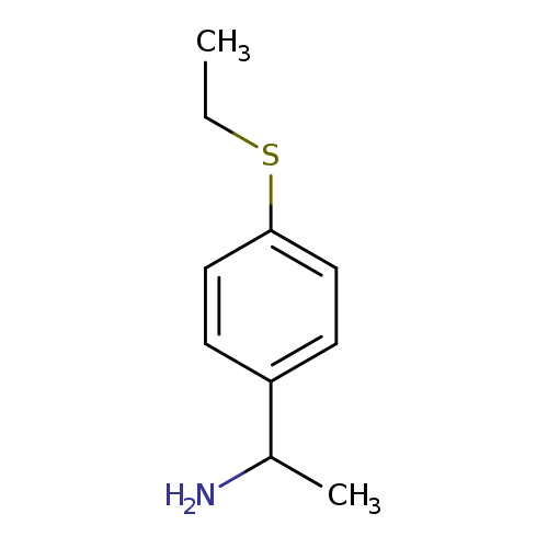 1-[4-(Ethylsulfanyl)phenyl]ethan-1-amine