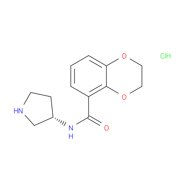 (S)-N-(Pyrrolidin-3-yl)-2,3-dihydrobenzo[b][1,4]dioxine-5-carboxamide hydrochloride