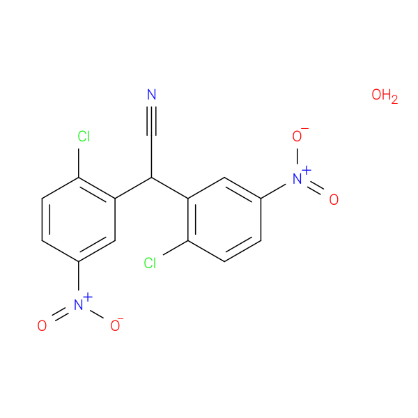 2,2-bis(2-chloro-5-nitrophenyl)acetonitrile hydrate