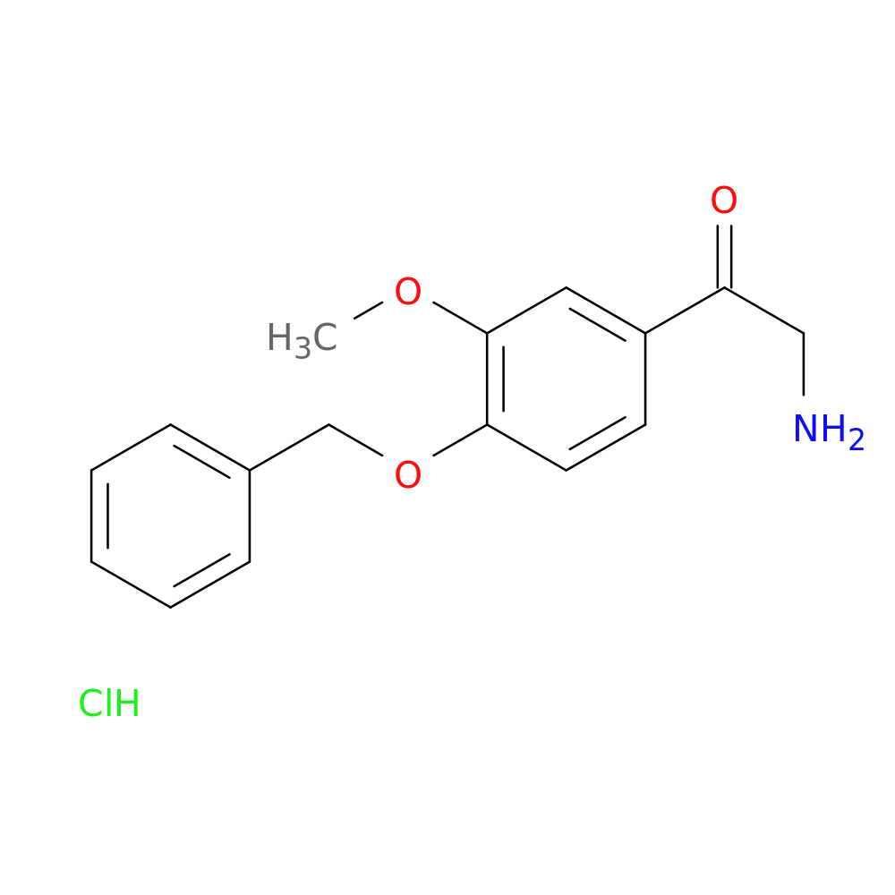 2-AMINO-3'-METHOXY-4'-(BENZYLOXY)ACETOPHENONE HCL