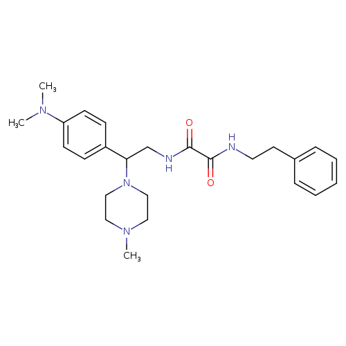 N-{2-[4-(dimethylamino)phenyl]-2-(4-methylpiperazin-1-yl)ethyl}-N'-(2-phenylethyl)ethanediamide