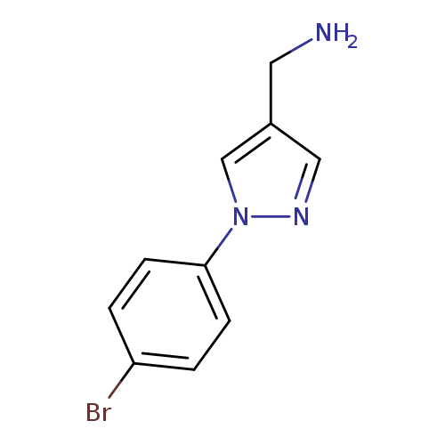 [1-(4-bromophenyl)-1H-pyrazol-4-yl]methanamine