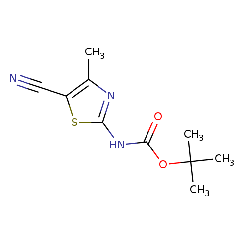 tert-butyl N-(5-cyano-4-methyl-1,3-thiazol-2-yl)carbamate