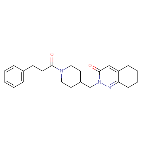 2-{[1-(3-phenylpropanoyl)piperidin-4-yl]methyl}-2,3,5,6,7,8-hexahydrocinnolin-3-one