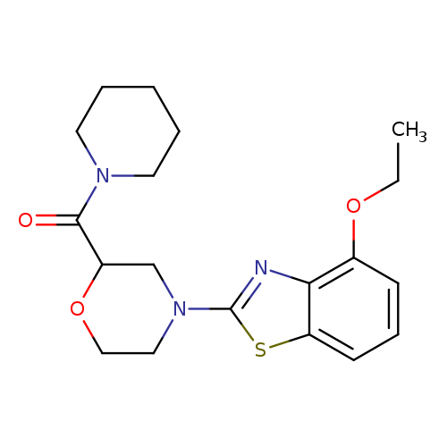 4-ethoxy-2-[2-(piperidine-1-carbonyl)morpholin-4-yl]-1,3-benzothiazole