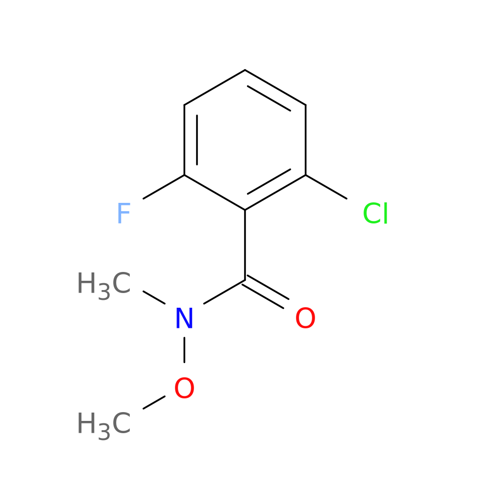 2-chloro-6-fluoro-N-methoxy-N-methylbenzamide