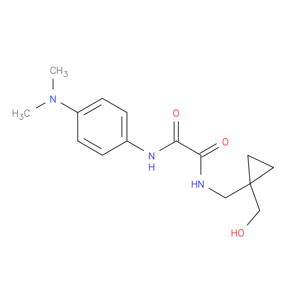 N'-[4-(dimethylamino)phenyl]-N-{[1-(hydroxymethyl)cyclopropyl]methyl}ethanediamide