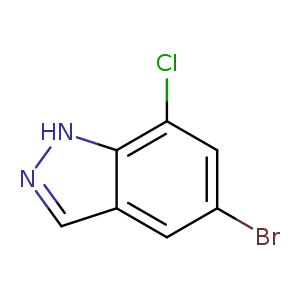 5-Bromo-7-chloro-1H-indazole