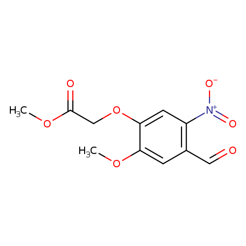 Methyl (4-formyl-2-methoxy-5-nitrophenoxy)acetate