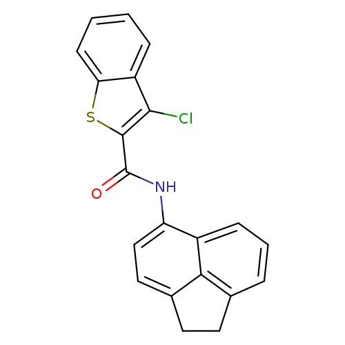 3-chloro-N-(1,2-dihydroacenaphthylen-5-yl)-1-benzothiophene-2-carboxamide