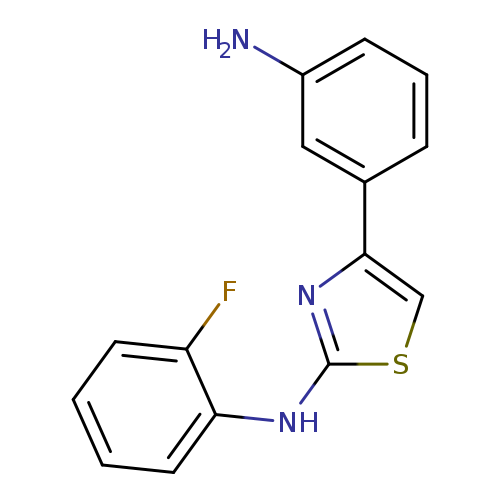 4-(3-aminophenyl)-N-(2-fluorophenyl)-1,3-thiazol-2-amine