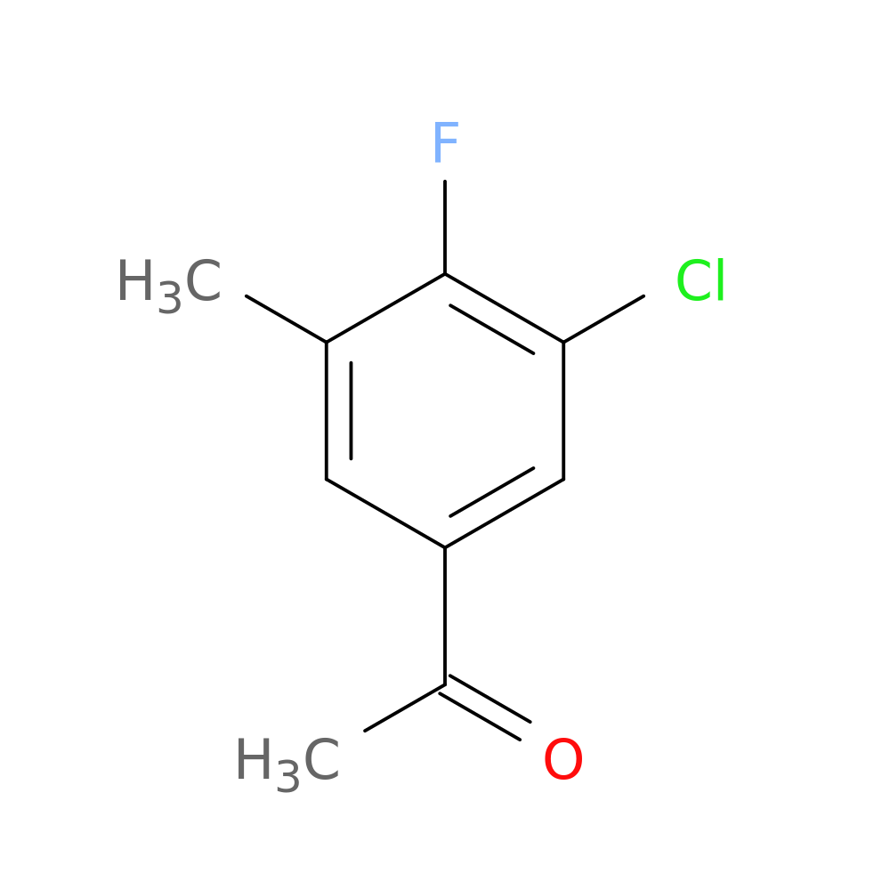 1-(3-Chloro-4-fluoro-5-methylphenyl)ethanone
