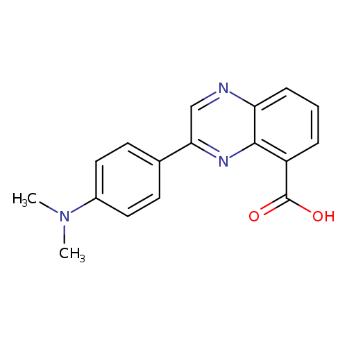 3-(4-(Dimethylamino)phenyl)quinoxaline-5-carboxylic acid